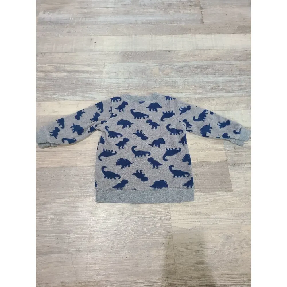 Child of mine by carters 6 to 9 months fleece dinosaur sweater